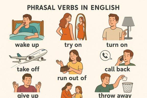 افعال گروهی در زبان انگلیسی