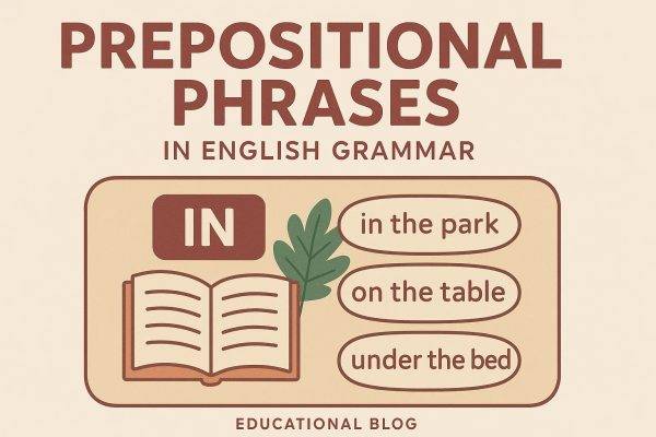 گروه حرف اضافه ای در زبان انگلیسی