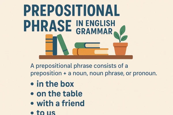 حرف اضافه در زبان انگلیسی